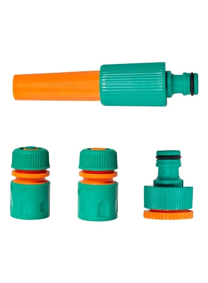 ECOGREEN 1/2" Hose Nozzle Set | Adjustable Plastic Nozzles Pack for Home Gareden, Car Wash - Image 5